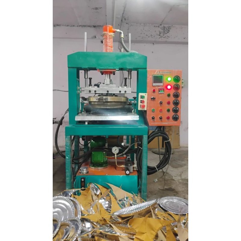 Fully Automatic Hydraulic Thali Making Machine