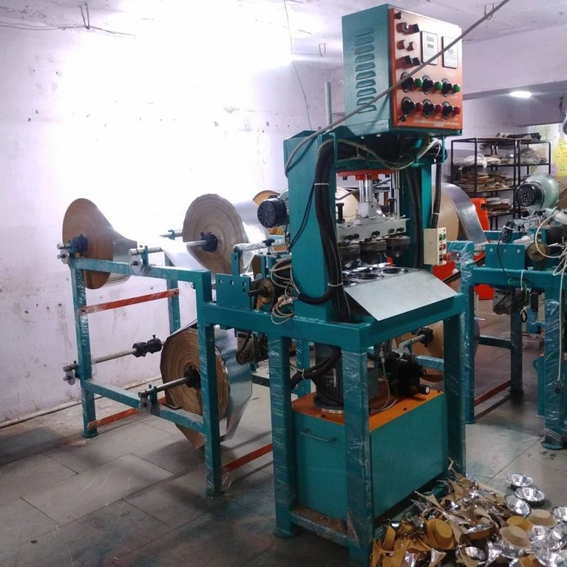 Fully Automatic Three Die Paper Bowl Making Machine